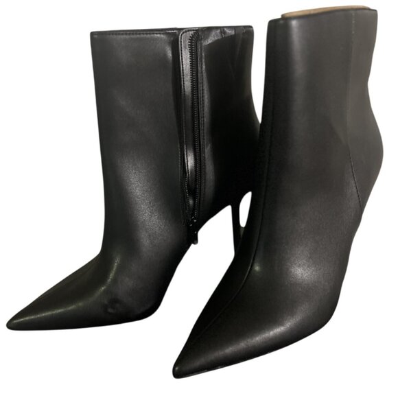 INC Boots Womens Size 10M Hollandop Pointed Toe Stiletto Heel Side Zip Dressy - Picture 1 of 6